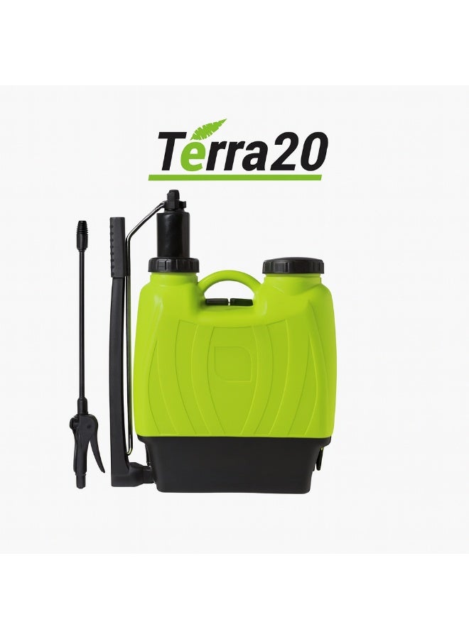 EPOCA TERRA 20 Backpack Sprayer for Pesticides and Fertilizers, 20 Liter Capacity – Italian
